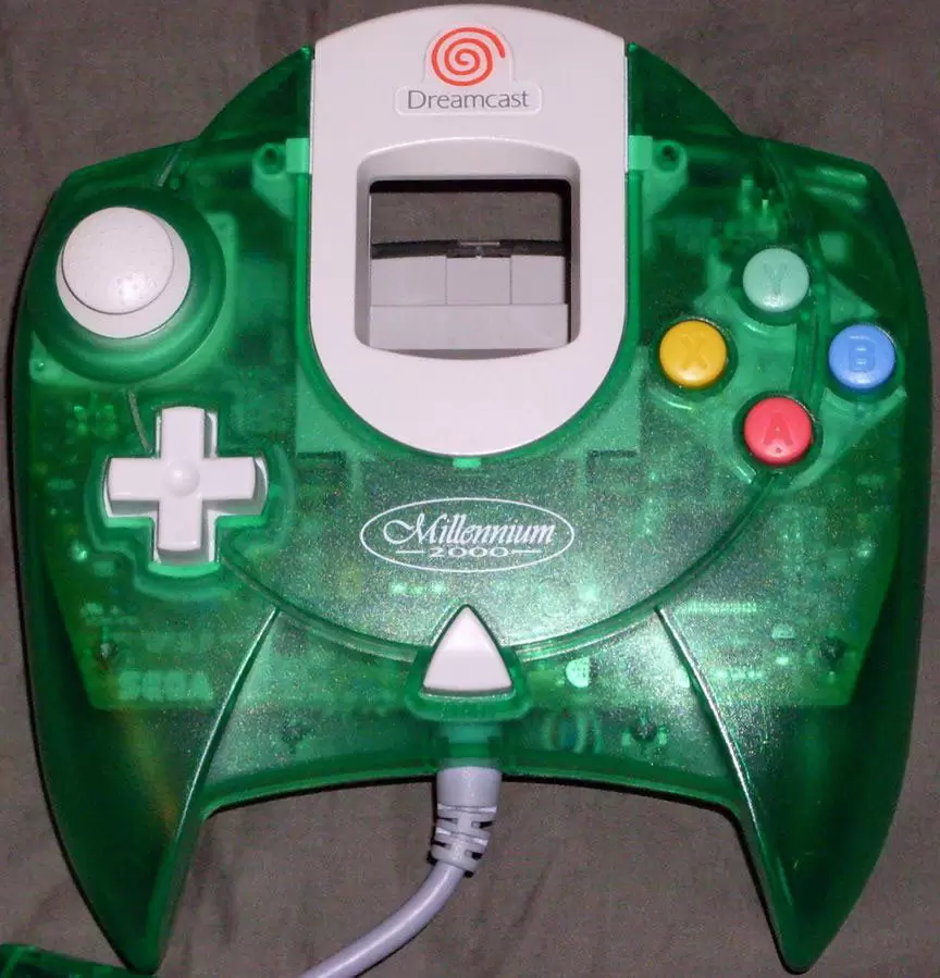 Matériel Dreamcast - Manette Dreamcast Millenium 2000 Lime Green