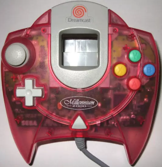 Dreamcast Stuff - Dreamcast Controller Millenium 2000 Passion Pink