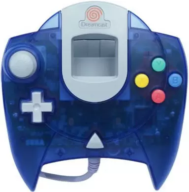 Matériel Dreamcast - Manette Dreamcast Transparent Dark Blue