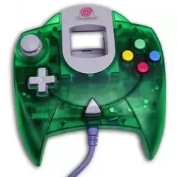 Manette Dreamcast Transparent Dark Green