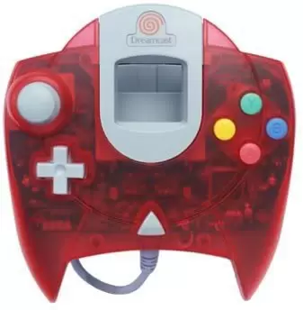 Dreamcast Stuff - Dreamcast Controller Transparent Dark Red