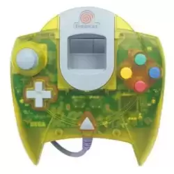 Manette Dreamcast Transparent Dark Yellow