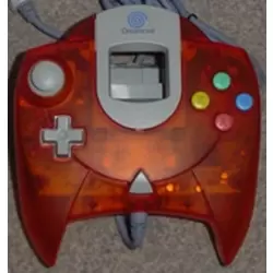 Dreamcast Controller Transparent Light Red