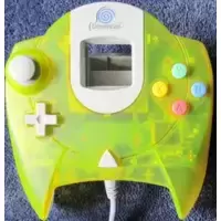 Dreamcast Controller Transparent Light Yellow