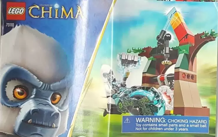LEGO Legends of Chima - Croc tribe rip-cord and topper
