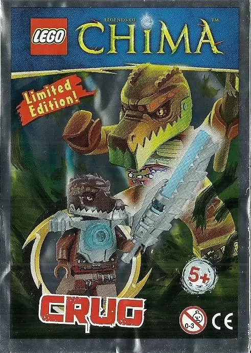 LEGO Legends of Chima - Crug minifigure with armour and sword