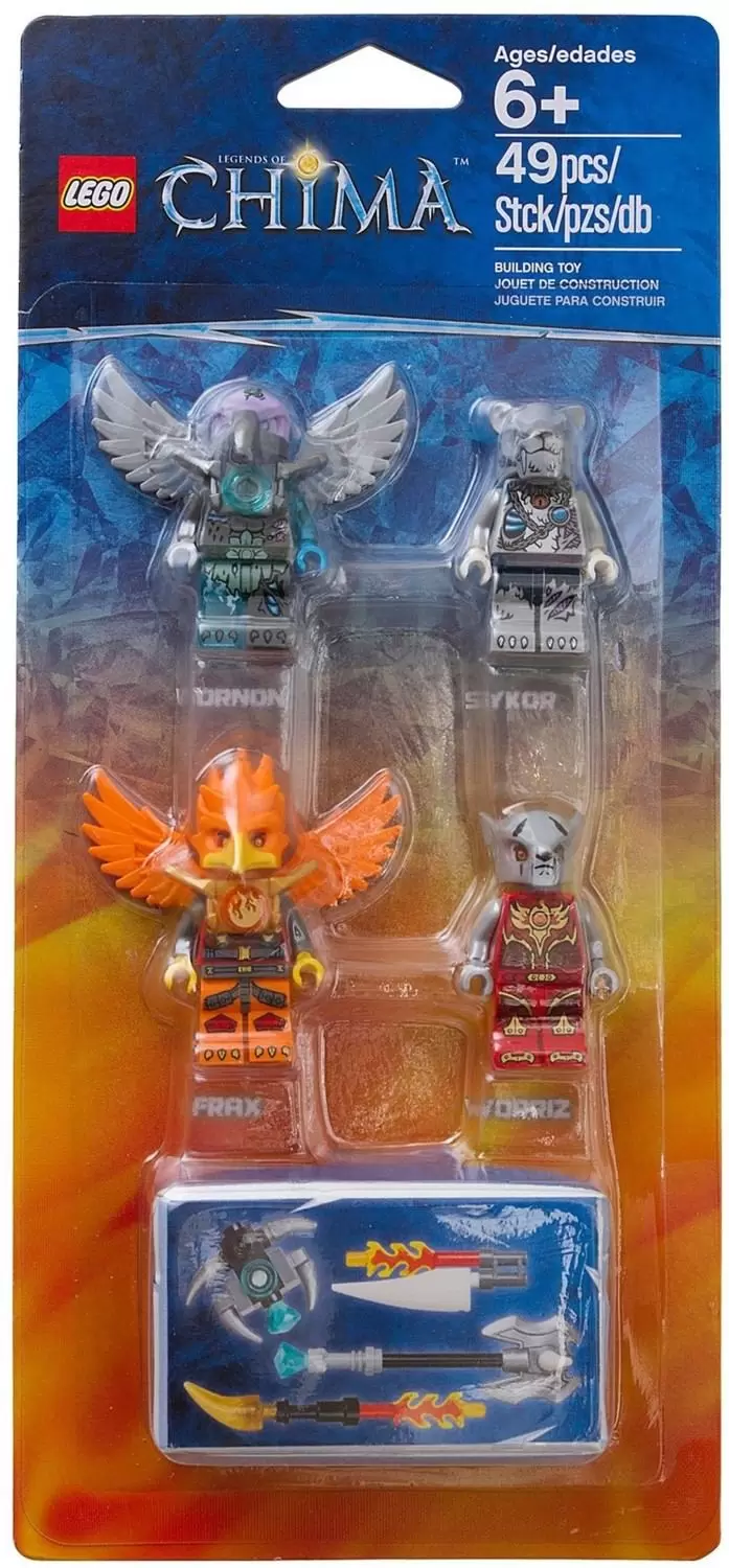 LEGO Legends of Chima - Fire and Ice Minifigure Accessory Set