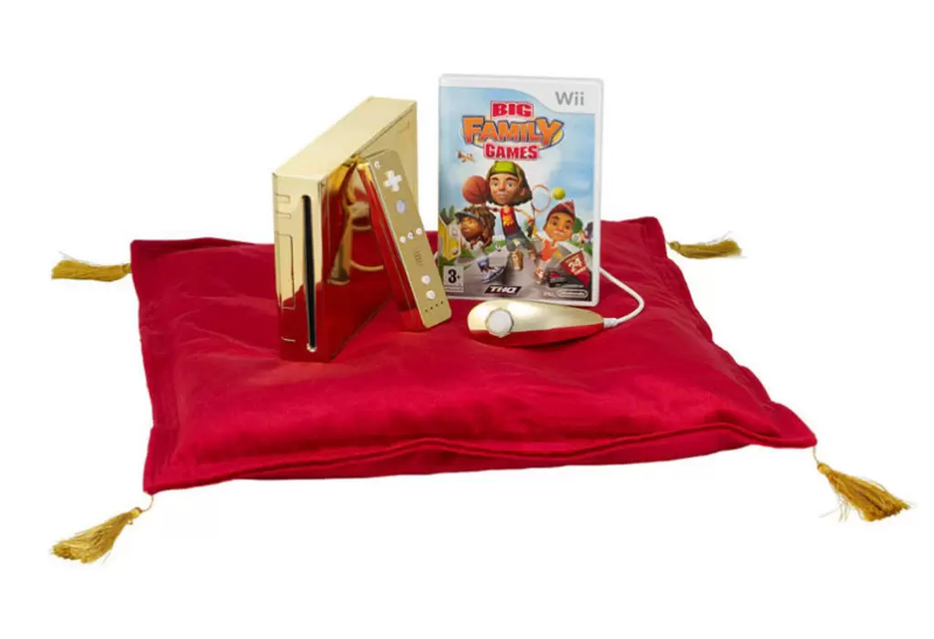 Wii Stuff - Console Wii Gold 24K