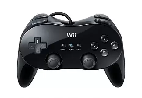 Matériel Wii - Wii Classic Controller Pro Noire