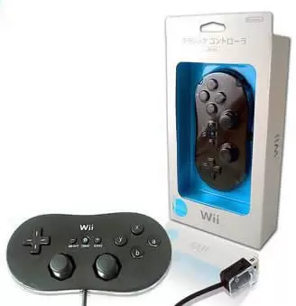 Matériel Wii - Wii Classic Controller Noir
