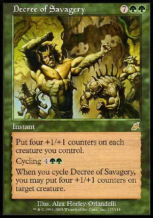 Fléau (Scourge) - Décret de sauvagerie