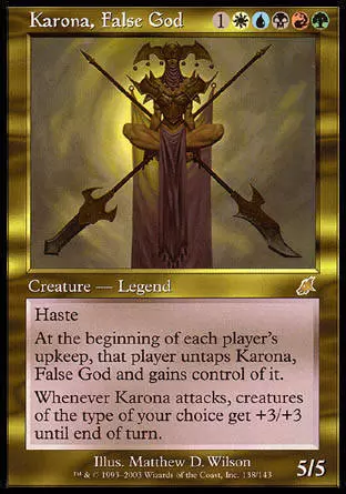 Fléau (Scourge) - Karona, fausse divinité