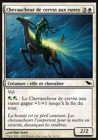 Shadowmoor - Chevaucheur de cervin aux runes