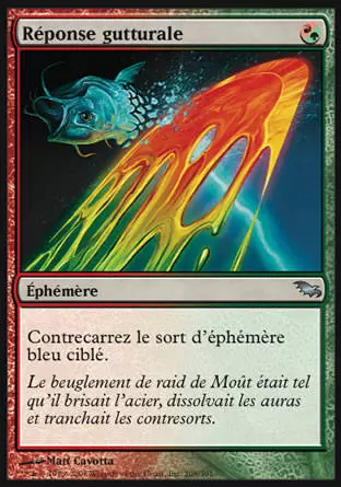 Shadowmoor - Réponse gutturale