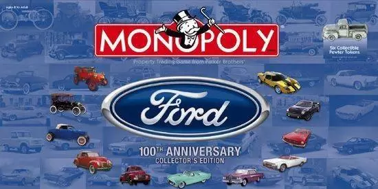 Undefinable Monopoly - Monopoly Ford 100th Anniversary Collector\'s Edition