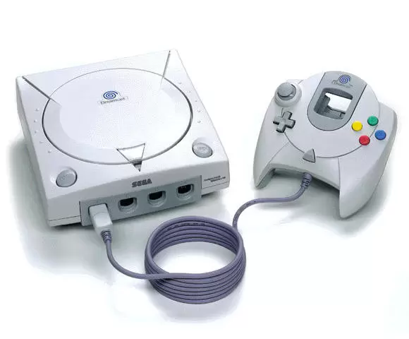 Matériel Dreamcast - Console Dreamcast Blanche Logo Bleu