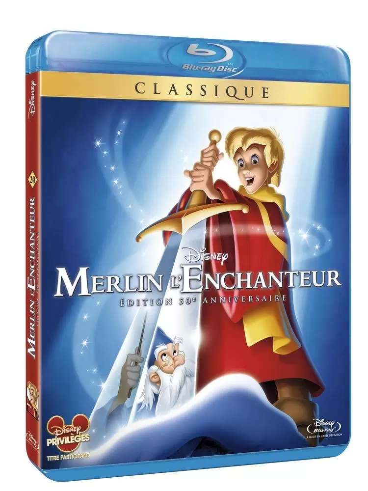 Les grands classiques de Disney en Blu-Ray - Merlin l\'Enchanteur