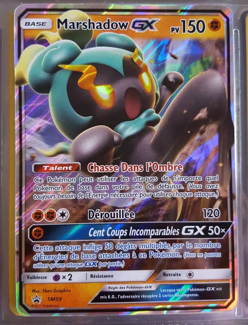 Cartes Promo Black Star Soleil et Lune - Marshadow GX