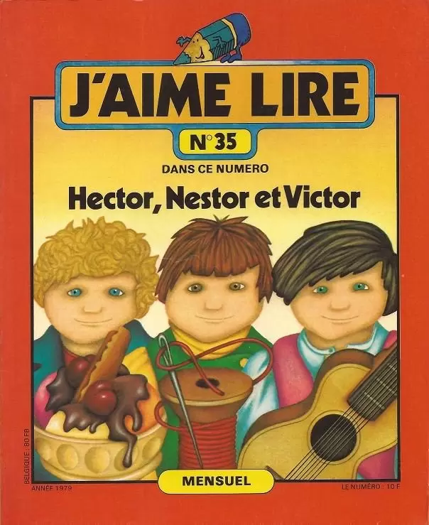 J\'aime lire - Hector, Nestor et Victor