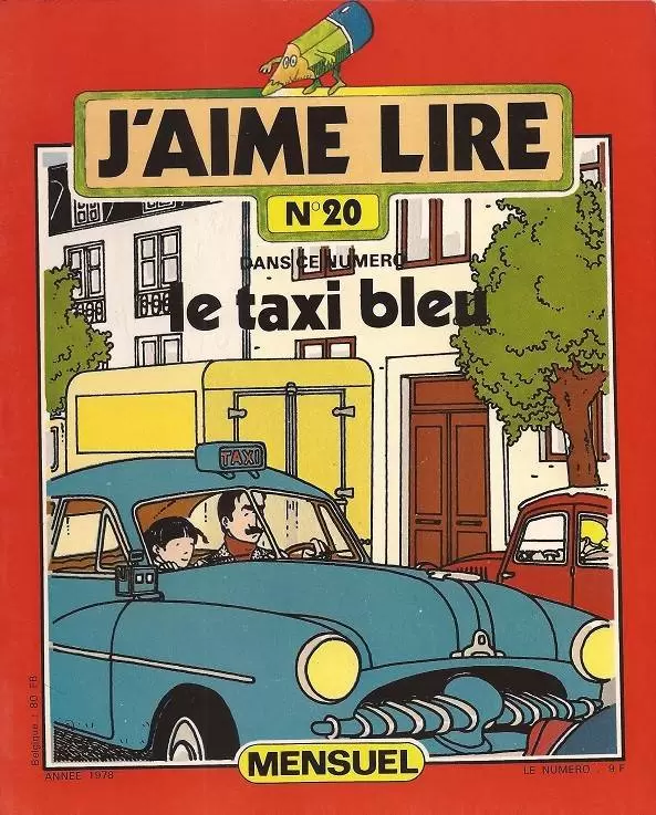 J\'aime lire - Le taxi bleu