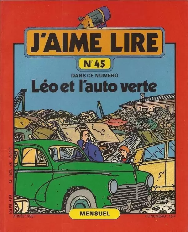J\'aime lire - Léo et l’ auto verte