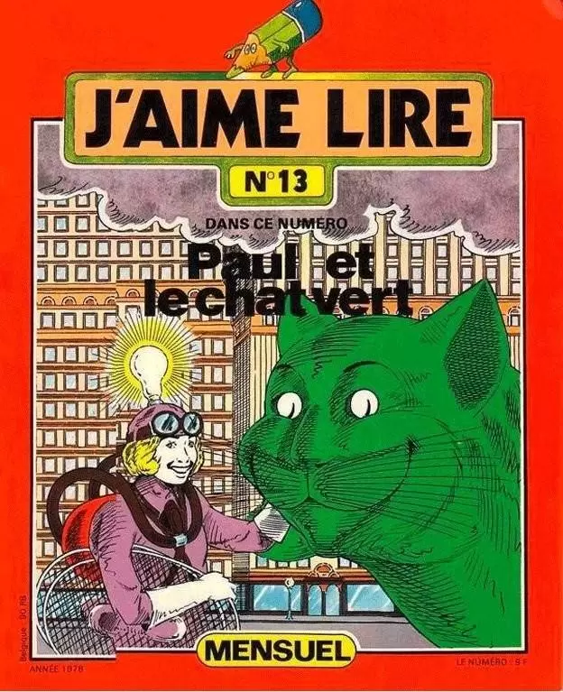 J\'aime lire - Paul et le chat vert