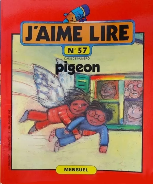J\'aime lire - Pigeon