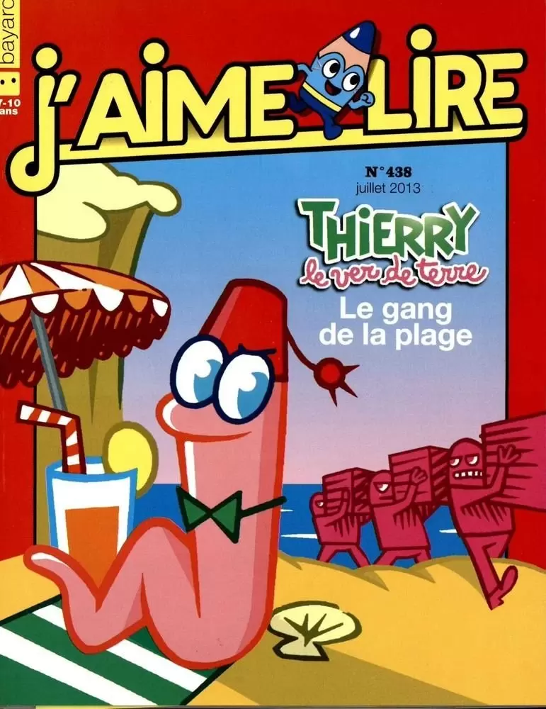 J\'aime lire - Thierry le ver de terre le gang de la plage