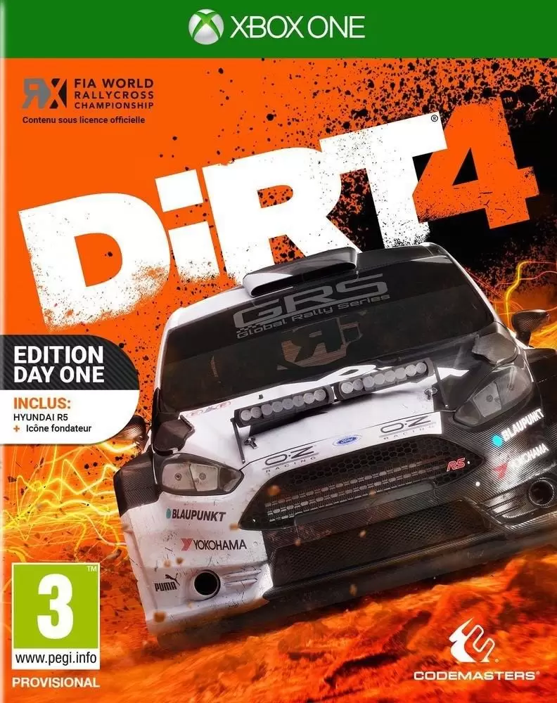 Jeux XBOX One - Dirt 4