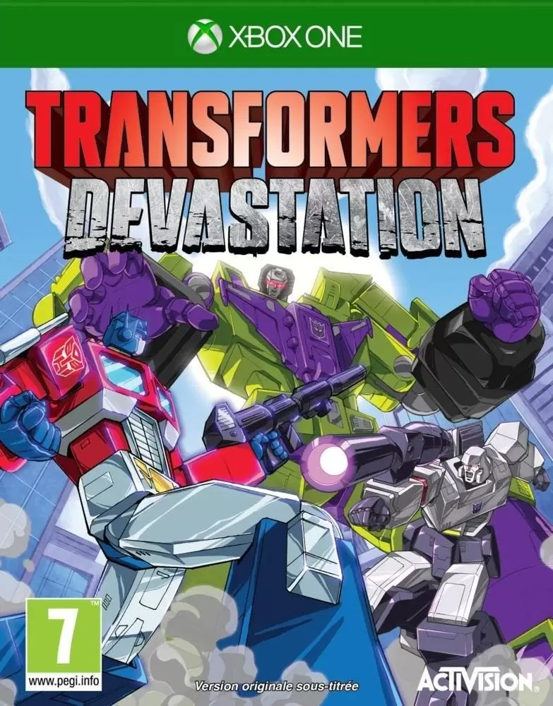 Jeux XBOX One - Transformers: Devastation