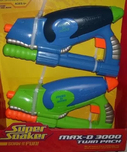 Nerf Super Soaker - Max-D 3000 Twin Pack
