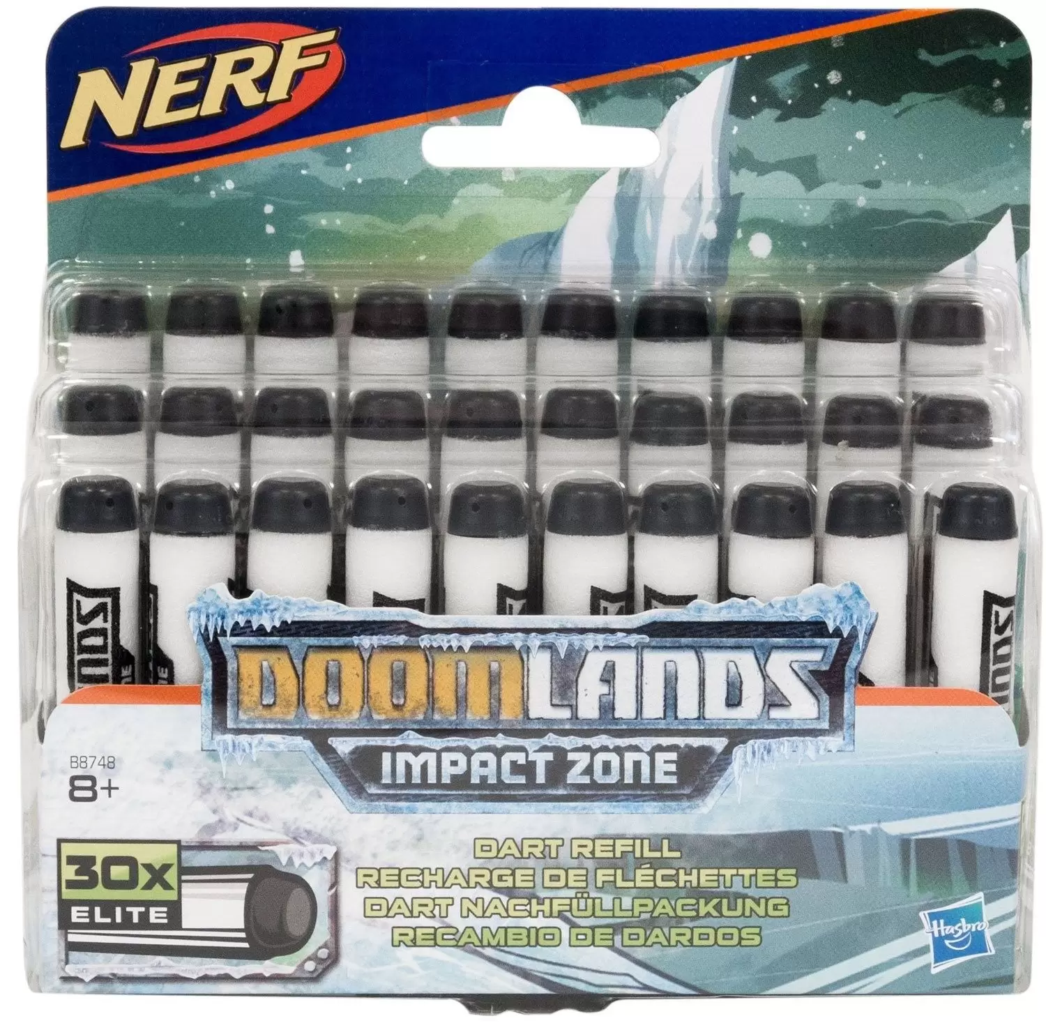 Nerf Darts Doomlands 2169 30-Pack Dart Refill 30 Soft Darts for