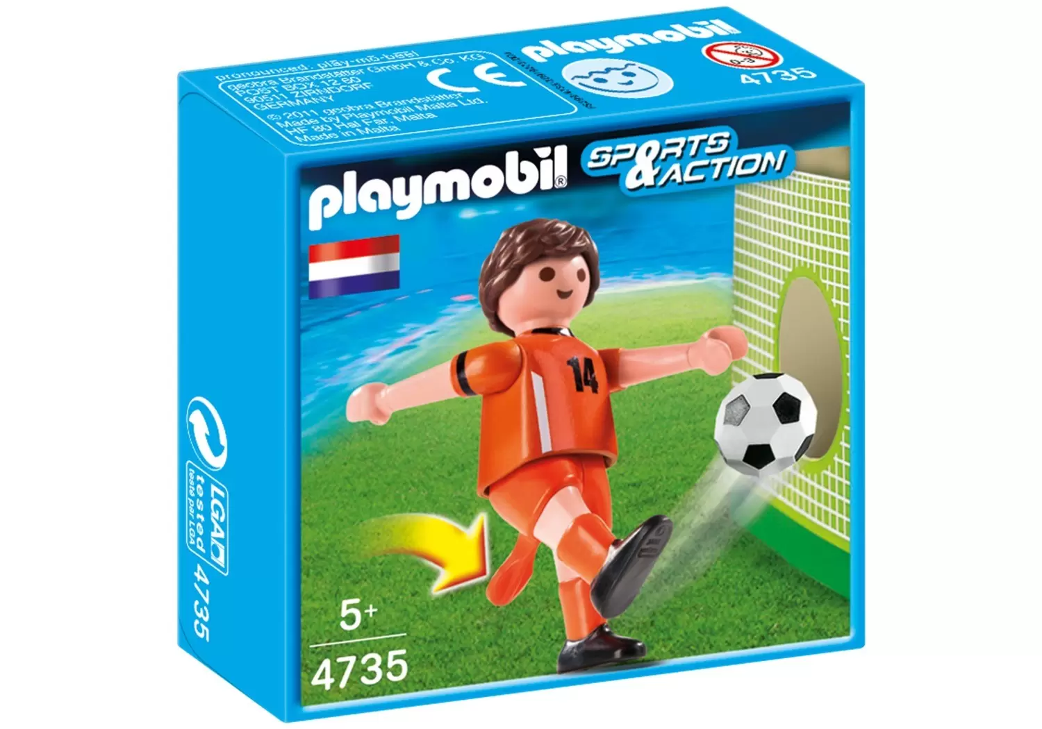 Playmobil Football - Joueur de football Pays-Bas