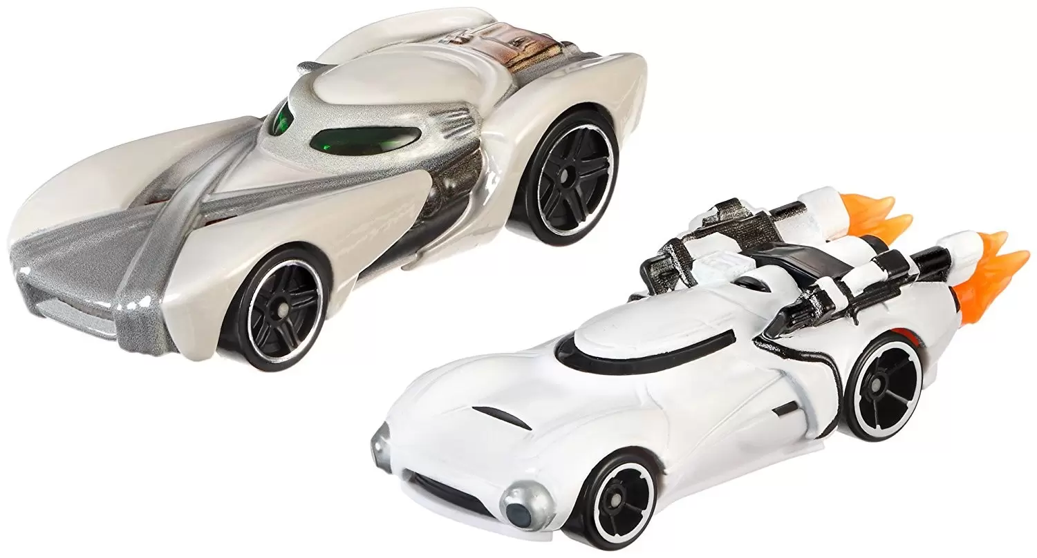 Character Cars Star Wars - Rey & First Order Flametrooper