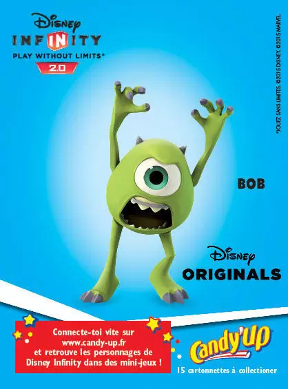 Candy\'up - Cartonnettes Disney Infinity 2.0 - Bob Razowski