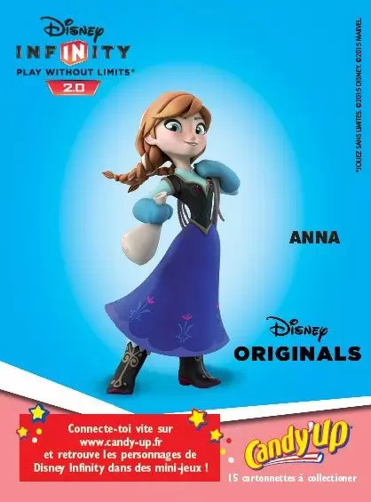 Candy\'up - Cartonnettes Disney Infinity 2.0 - Anna