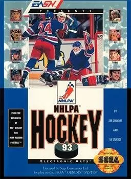 Sega Genesis Games - NHLPA Hockey 93