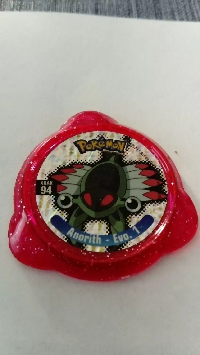 Panini - Kraks Pokémon - Anorith – Evo. 1 Red