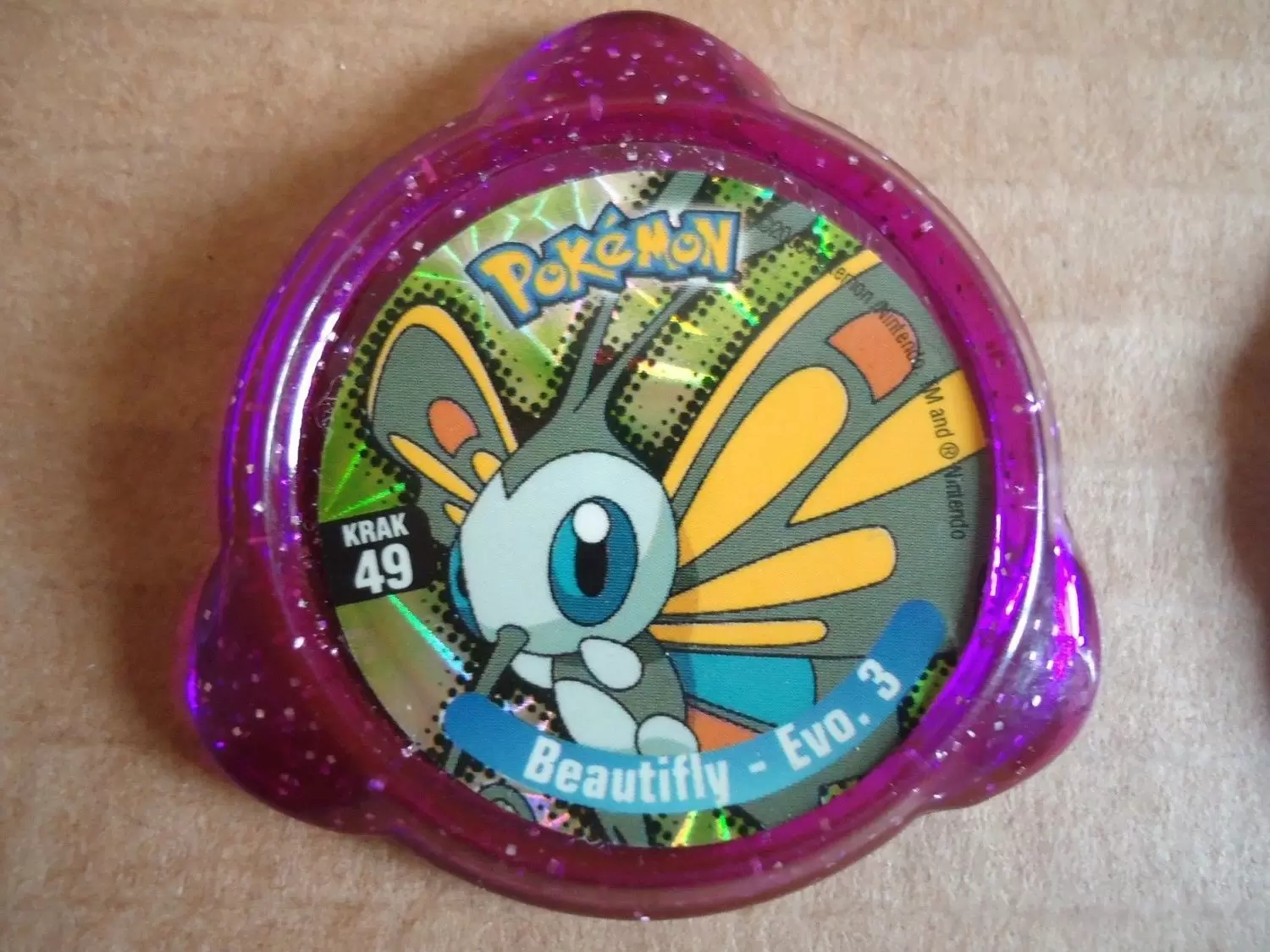 Panini - Kraks Pokémon - Beautifly – Evo. 3 Purple