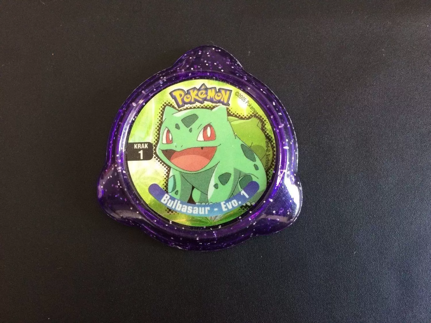 Panini - Kraks Pokémon - Bulbasaur - Evo. 1 Purple