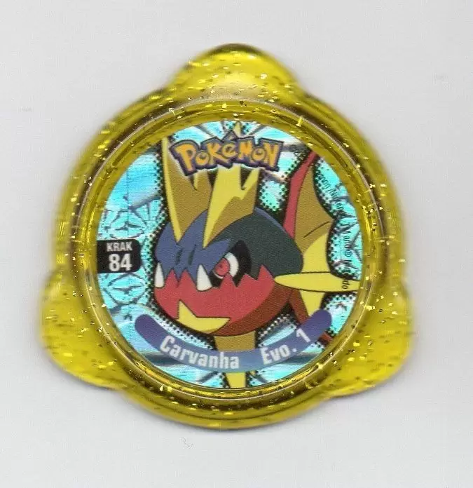 Panini - Kraks Pokémon - Carvanha – Evo. 1 Yellow