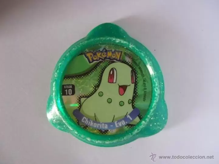 Panini - Kraks Pokémon - Chikorita – Evo. 1 Neon