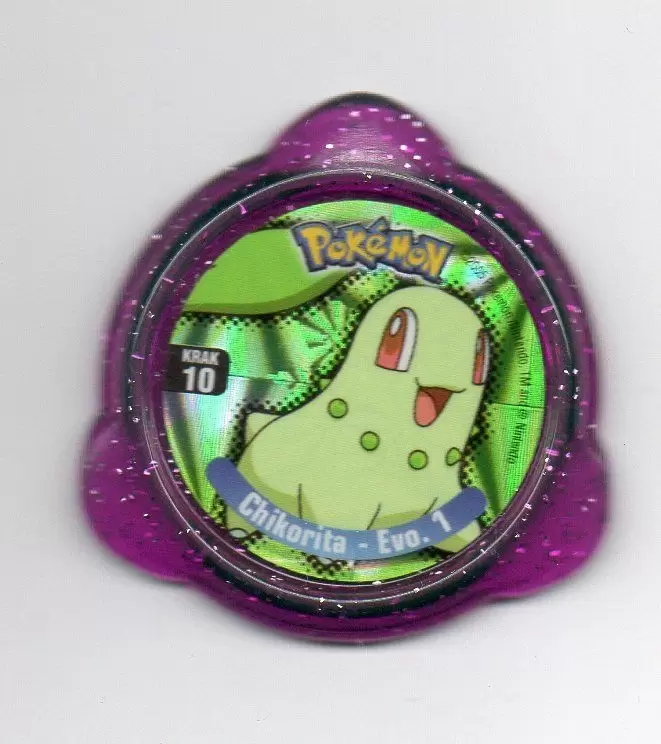 Panini - Kraks Pokémon - Chikorita – Evo. 1 Purple