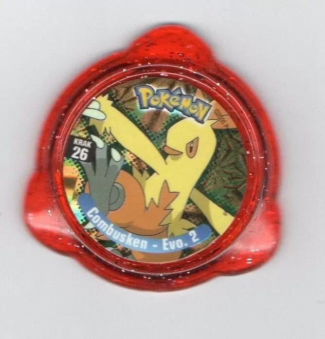 Panini - Kraks Pokémon - Combusken – Evo. 2 Orange