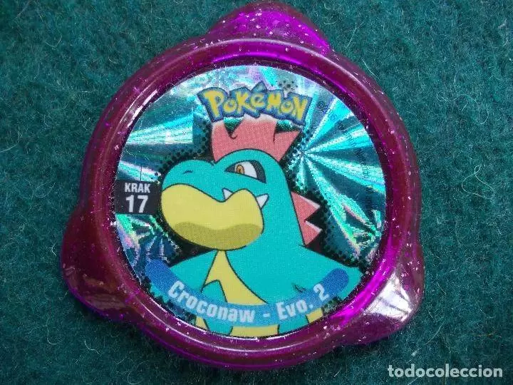 Panini - Kraks Pokémon - Croconaw - Evo. 2 Purple
