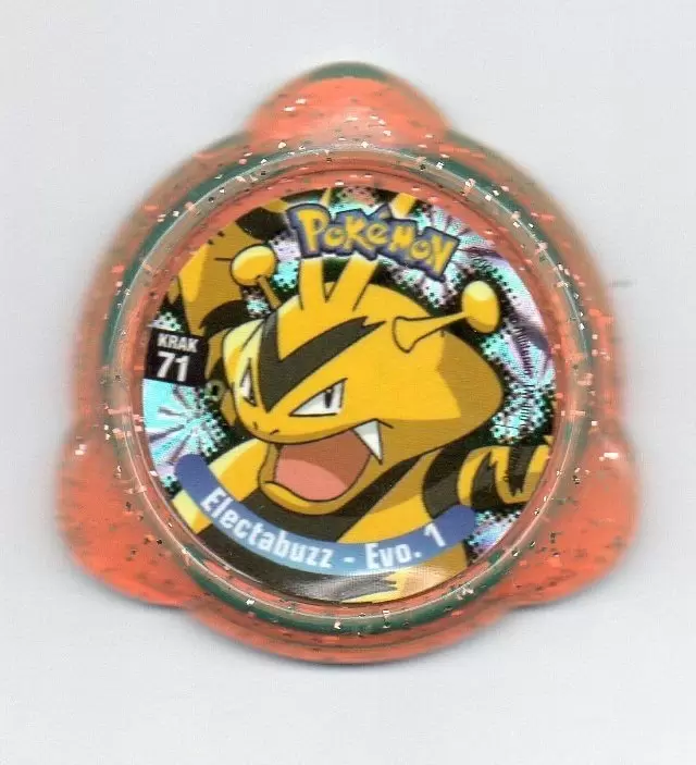 Panini - Kraks Pokémon - Electabuzz – Evo. 1 Orange