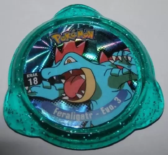 Panini - Kraks Pokémon - Feraligatr – Evo. 3 Green
