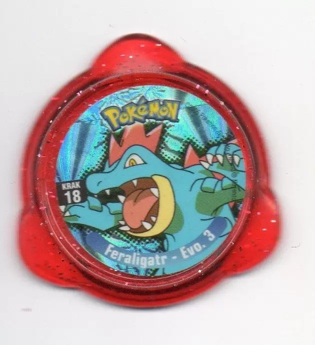 Panini - Kraks Pokémon - Feraligatr – Evo. 3 Red