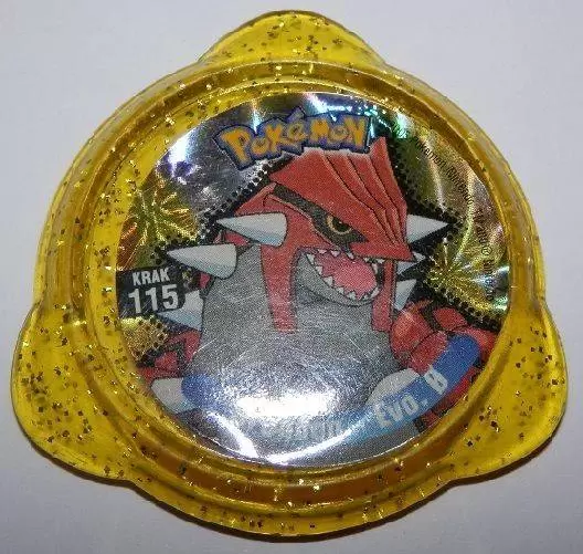 Panini - Kraks Pokémon - Groudon – Evo. Ø Gold