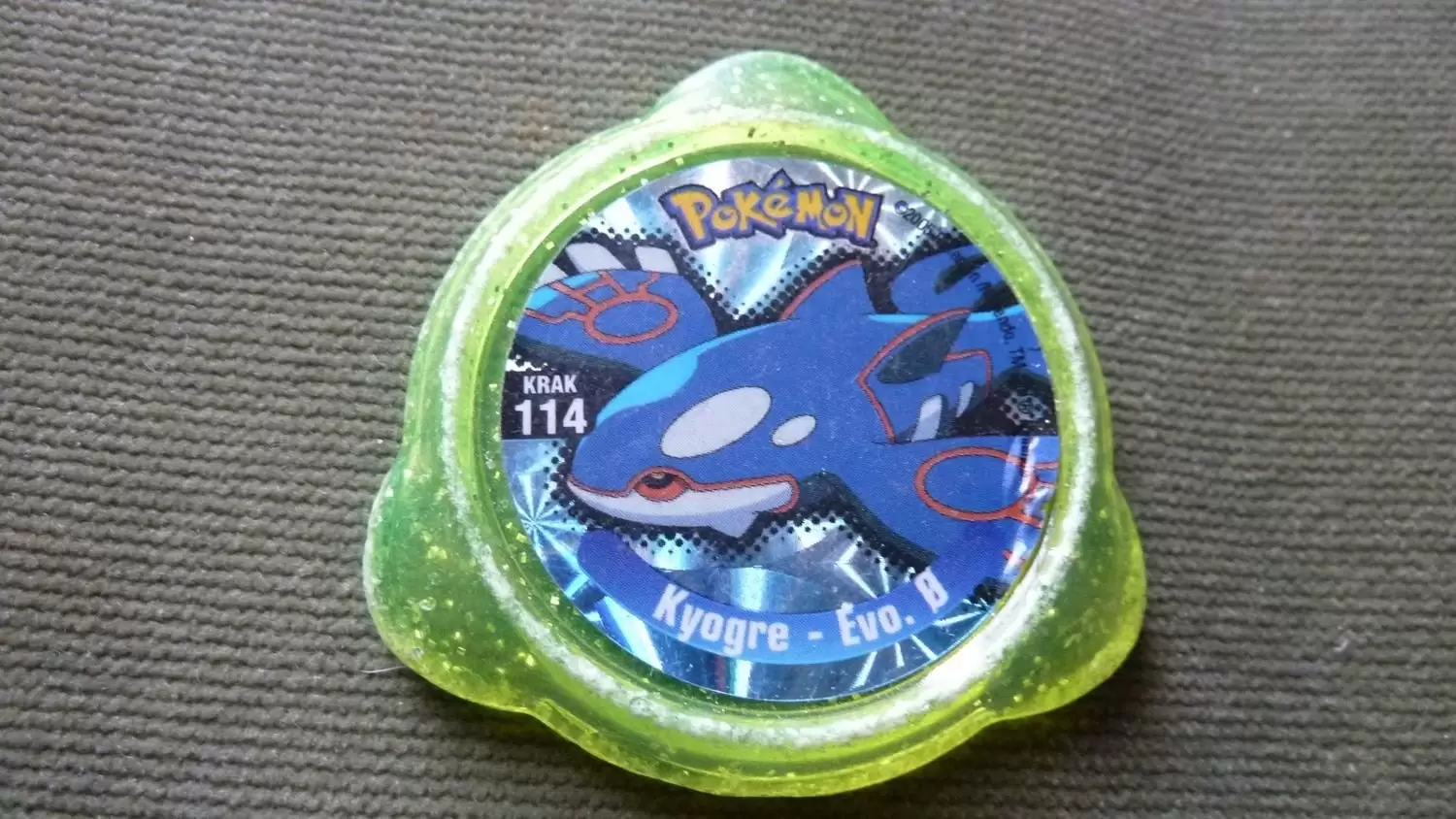 Panini - Kraks Pokémon - Kyogre – Evo. Ø Light Green